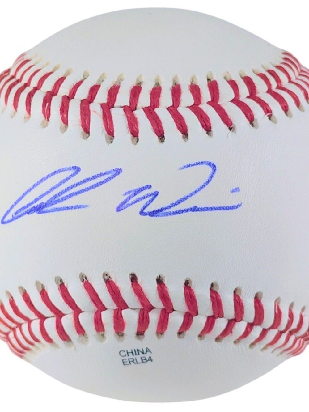 Cole Winn Autographed Baseball Texas Rangers Signed COA Proof